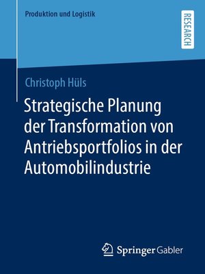 cover image of Strategische Planung der Transformation von Antriebsportfolios in der Automobilindustrie